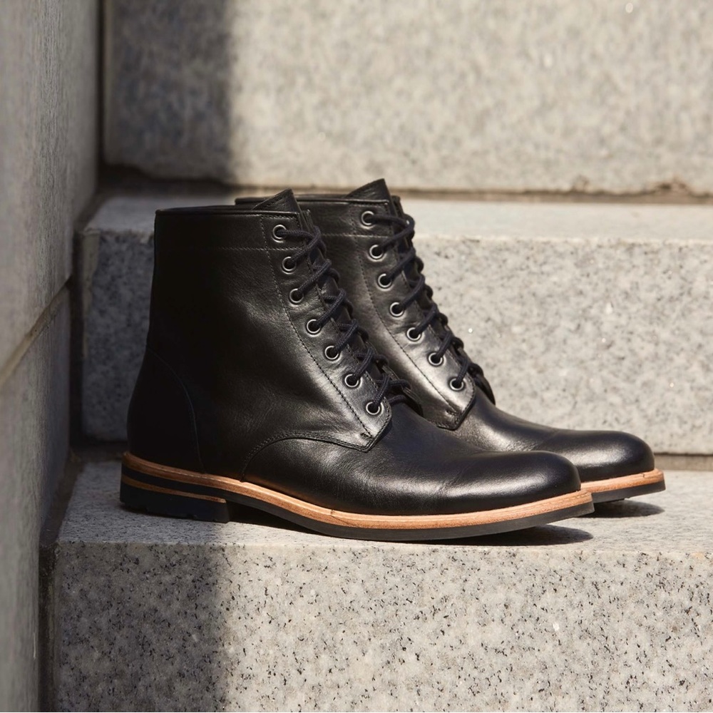 Nisolo Andres All Weather Boot Black, Size 10